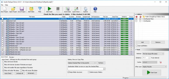 Audio Dedupe screenshot