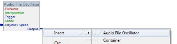 Audio File Oscillator screenshot