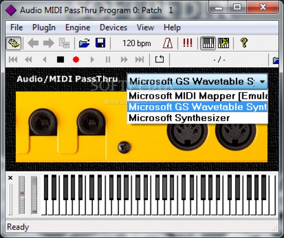 Audio / MIDI PassThru screenshot