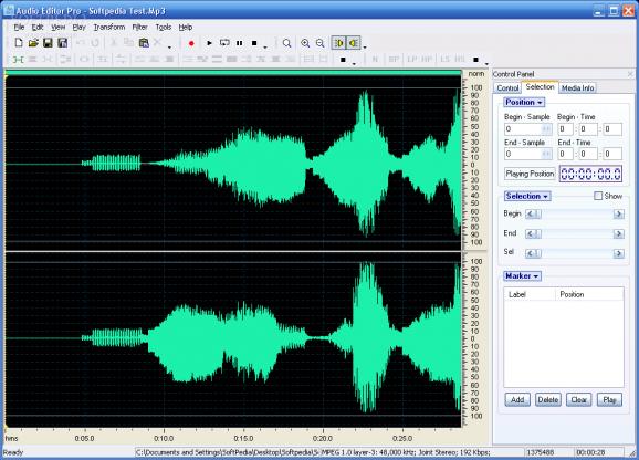 Audio MP3 Editor Pro screenshot
