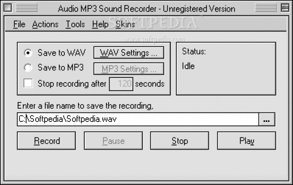 Audio MP3 Sound Recorder screenshot