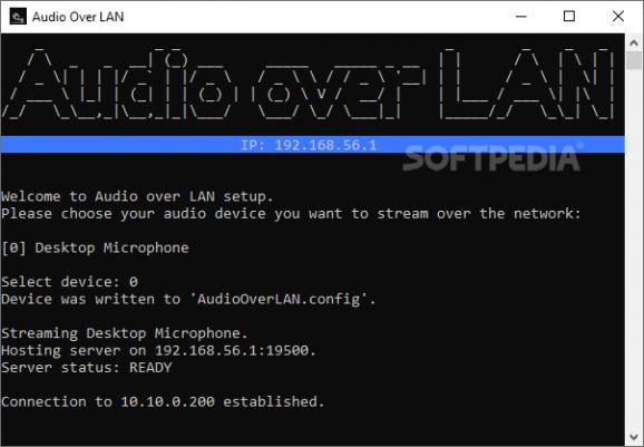 Audio Over LAN screenshot