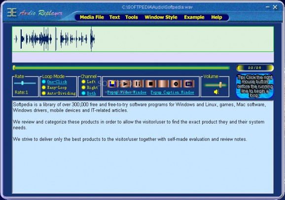 Audio Replayer screenshot