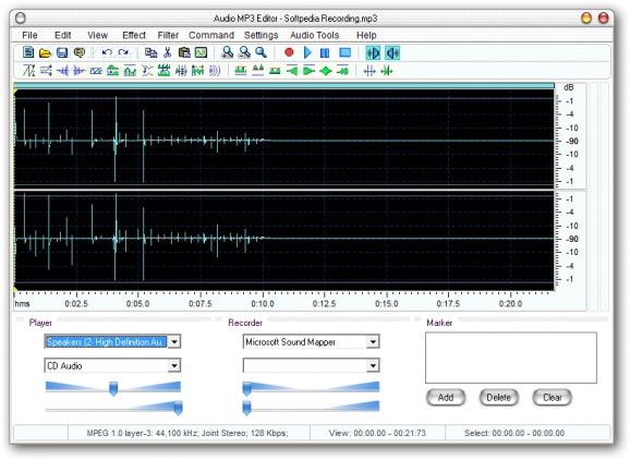 Audio Mp3 Editor screenshot