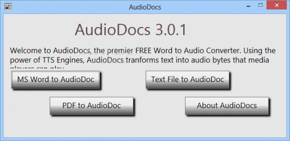 AudioDocs screenshot