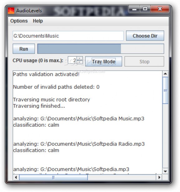 AudioLevels screenshot