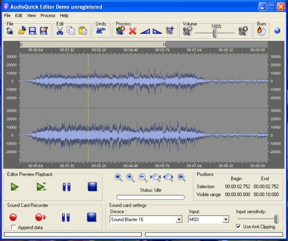 AudioQuick Editor screenshot
