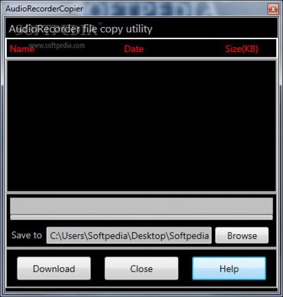 AudioRecorderCopier screenshot