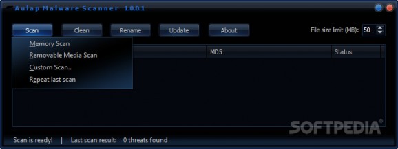 Aulap Malware Scanner screenshot