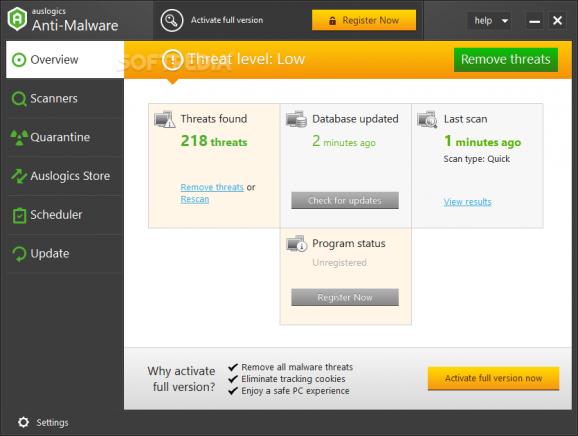 Auslogics Anti-Malware screenshot