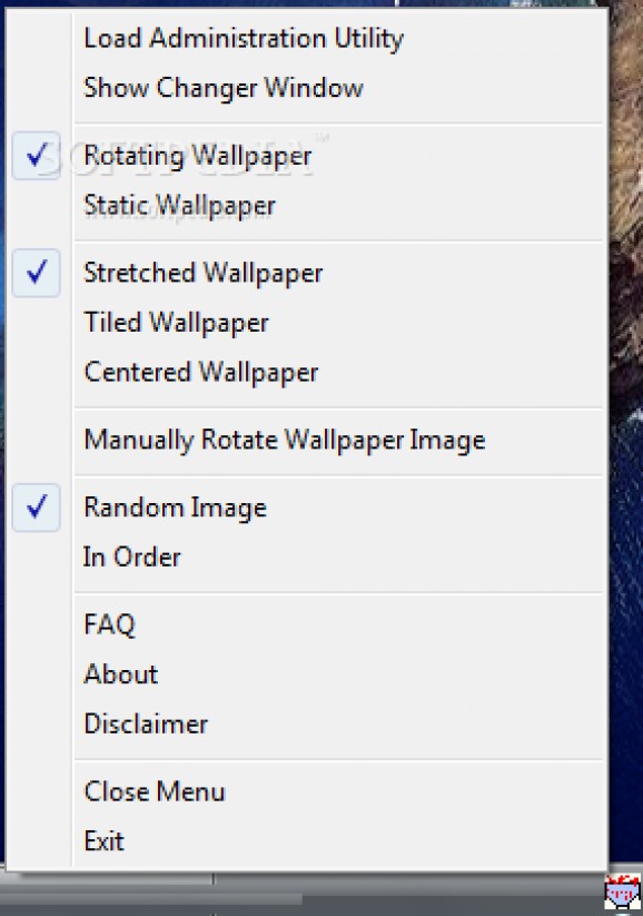 Auto DeskTop Wallpaper Changer screenshot