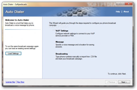 Auto Dialer Professional Edition screenshot