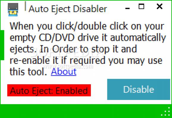 Auto Eject Disabler screenshot