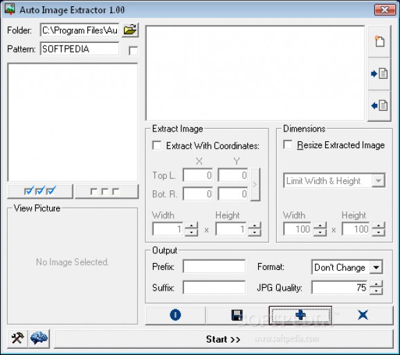 Auto Image Extractor screenshot
