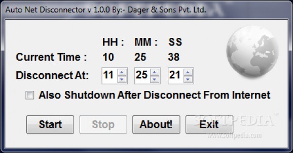 Auto Net Disconnector screenshot