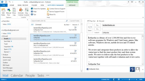 Auto Reply Manager for Outlook screenshot