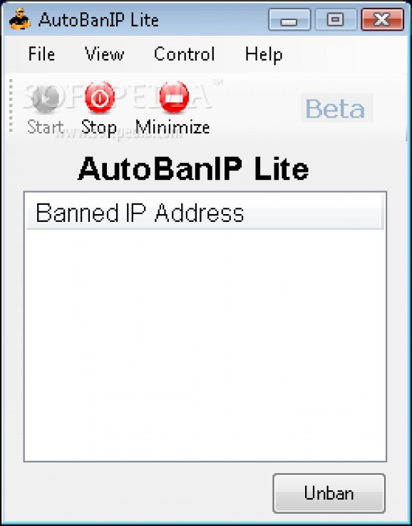 AutoBanIP Lite screenshot