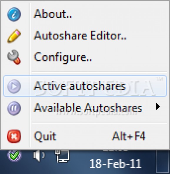 AutoNetShare screenshot