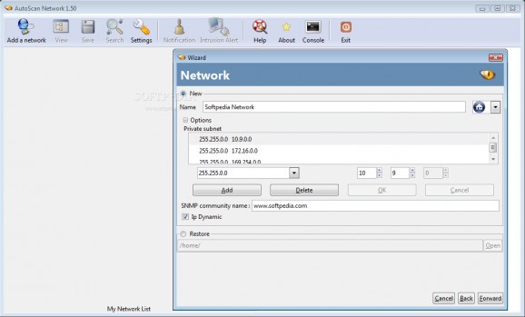 AutoScan Network screenshot