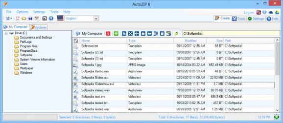AutoZIP II screenshot