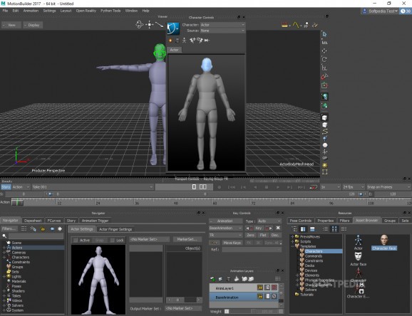 Autodesk MotionBuilder screenshot