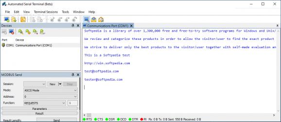 Automated Serial Terminal screenshot