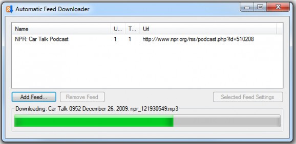 Automatic Feed Downloader screenshot