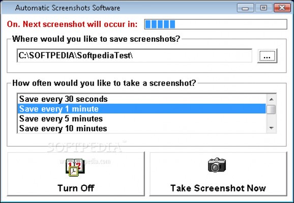 Automatic Screenshots Software screenshot