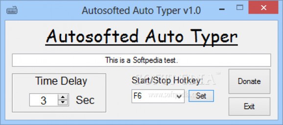 Autosofted Auto Typer screenshot
