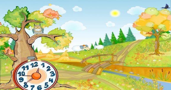 Autumn Clock Screensaver screenshot