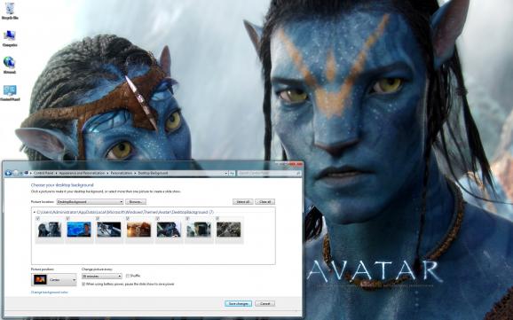 Avatar Windows 7 Theme screenshot