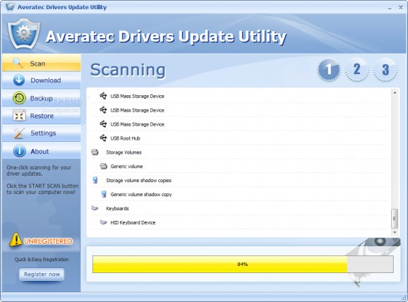 Averatec Drivers Update Utility screenshot