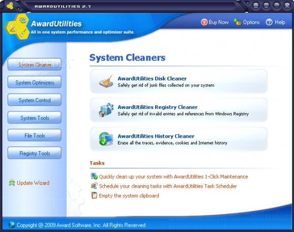 Award Utilities screenshot