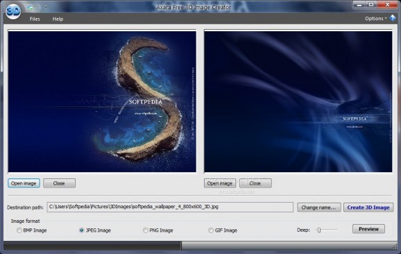 Axara Free 3D Image Creator screenshot