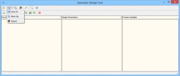 Axiomatic Design Tool screenshot