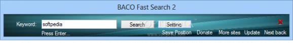 BACO Fast Search screenshot