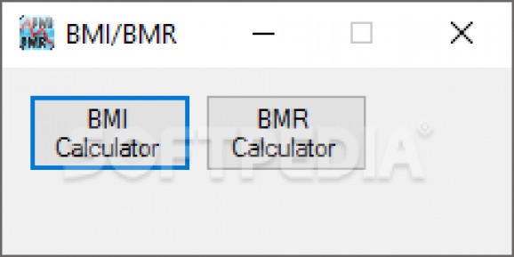 BMI/BMR screenshot