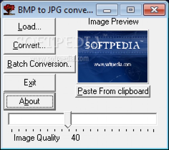 BMP to JPEG Converter screenshot