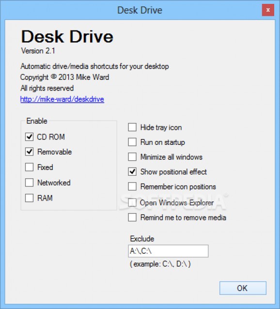 Desk Drive screenshot