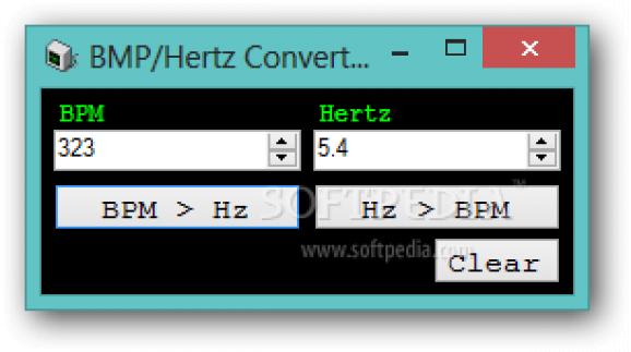BPM/Hertz Converter screenshot
