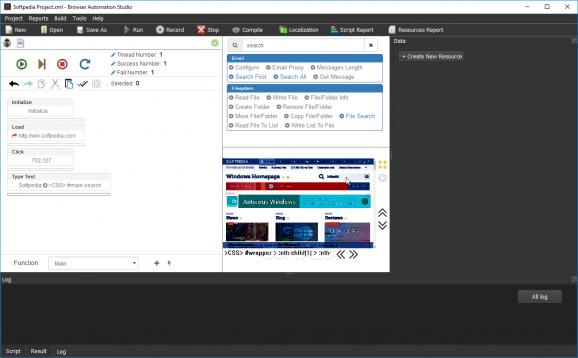 Browser Automation Studio screenshot