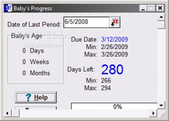 Baby Progress screenshot