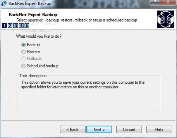BackRex Expert Backup screenshot