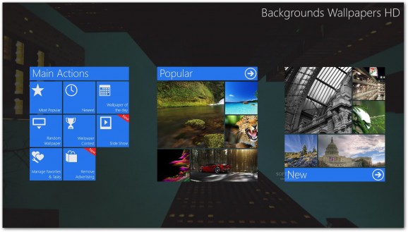 Backgrounds Wallpapers HD for Windows 10/8.1 screenshot