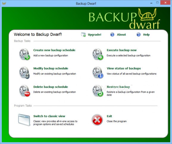 Backup Dwarf Home Edition screenshot