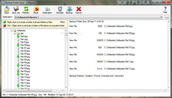Backup Folder Sync screenshot