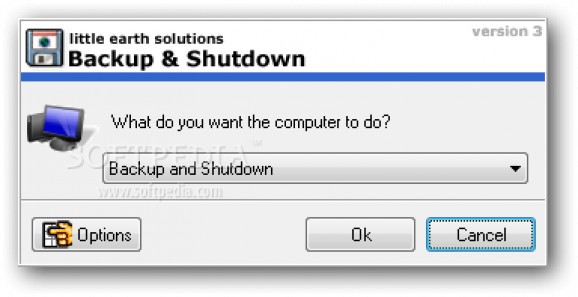 Backup and Shutdown screenshot