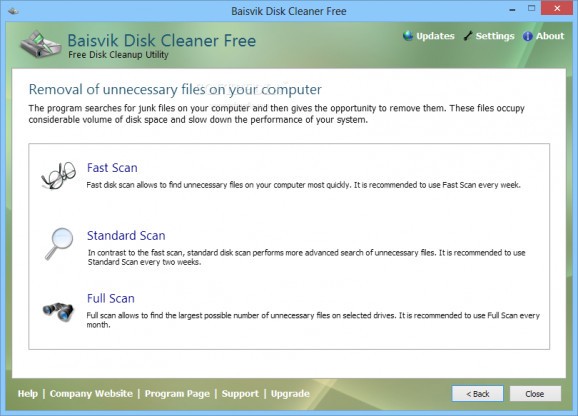 Baisvik Disk Cleaner Free screenshot