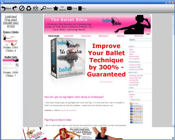 Ballet Browser screenshot