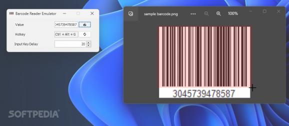 Barcode Reader Emulator screenshot